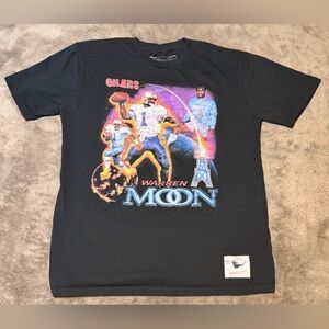 Mitchell & Ness - Men’s Vintage Warren Moon Tennessee Oilers T-Shirt, Size - L